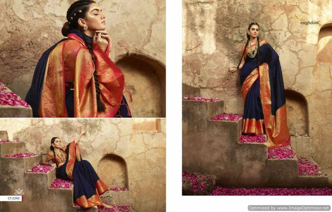 Meghdoot Kalliste 2 New Exclusive Wear Silk Designer Saree Collection